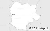 Silver Style Simple Map of La Concordia