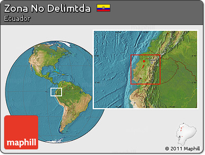 Satellite Location Map of Zona No Delimtda
