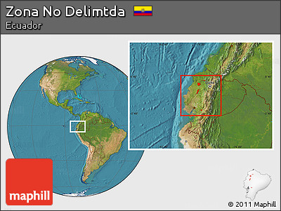 Satellite Location Map of Zona No Delimtda