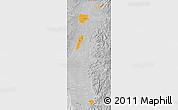 Political Map of Zona No Delimtda, lighten, desaturated