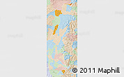 Political Map of Zona No Delimtda, lighten