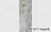 Satellite Map of Zona No Delimtda, lighten, desaturated