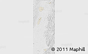 Shaded Relief Map of Zona No Delimtda, lighten, desaturated