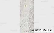 Shaded Relief Map of Zona No Delimtda, semi-desaturated