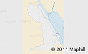 Classic Style 3D Map of Al Bahr/Al Ahmar (RedSea), single color outside