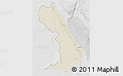 Shaded Relief 3D Map of Al Bahr/Al Ahmar (RedSea), lighten, desaturated