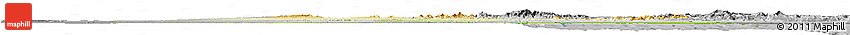 Physical Horizon Map of Al Bahr/Al Ahmar (RedSea), desaturated
