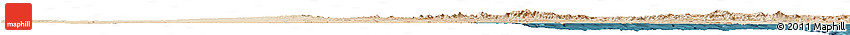 Satellite Horizon Map of Al Bahr/Al Ahmar (RedSea)