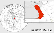 Blank Location Map of Al Bahr/Al Ahmar (RedSea), highlighted country