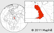 Blank Location Map of Al Bahr/Al Ahmar (RedSea)