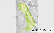 Physical Map of Al Bahr/Al Ahmar (RedSea), lighten, desaturated