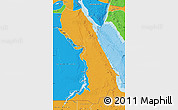 Political Map of Al Bahr/Al Ahmar (RedSea)