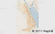 Satellite Map of Al Bahr/Al Ahmar (RedSea), lighten