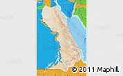 Satellite Map of Al Bahr/Al Ahmar (RedSea), political outside