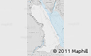 Silver Style Map of Al Bahr/Al Ahmar (RedSea)