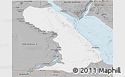 Gray Panoramic Map of Al Bahr/Al Ahmar (RedSea)