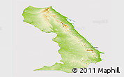 Physical Panoramic Map of Al Bahr/Al Ahmar (RedSea), cropped outside
