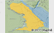 Savanna Style Panoramic Map of Al Bahr/Al Ahmar (RedSea)