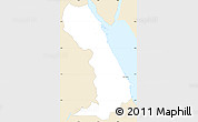 Classic Style Simple Map of Al Bahr/Al Ahmar (RedSea), single color outside
