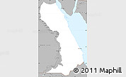 Gray Simple Map of Al Bahr/Al Ahmar (RedSea)