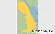Savanna Style Simple Map of Al Bahr/Al Ahmar (RedSea), single color outside