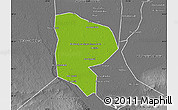 Physical Map of Al Minufiyah (Menoufia), desaturated