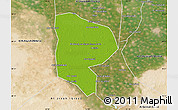 Physical Map of Al Minufiyah (Menoufia), satellite outside