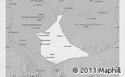 Gray Map of Al Qalyubiyah (Kalyoubia)