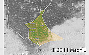 Satellite Map of Al Qalyubiyah (Kalyoubia), desaturated