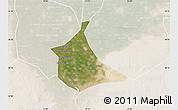 Satellite Map of Al Qalyubiyah (Kalyoubia), lighten