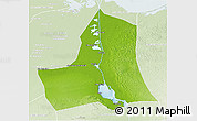 Physical 3D Map of As Ismailiyah (Ismailia), lighten