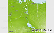 Physical 3D Map of As Ismailiyah (Ismailia)