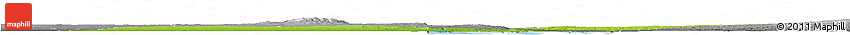 Physical Horizon Map of As Ismailiyah (Ismailia), desaturated