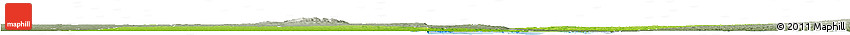 Physical Horizon Map of As Ismailiyah (Ismailia), semi-desaturated