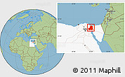 Savanna Style Location Map of As Ismailiyah (Ismailia), highlighted country