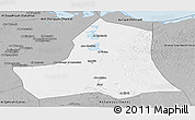 Gray Panoramic Map of As Ismailiyah (Ismailia)