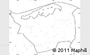 Blank Simple Map of Kafr-El-Sheikh, no labels