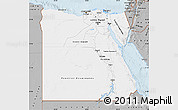 Gray Map of Egypt