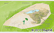 Satellite 3D Map of Al Fayyum (Fayoum), physical outside