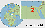 Savanna Style Location Map of Al Fayyum (Fayoum)