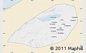 Classic Style Map of Al Fayyum (Fayoum), single color outside