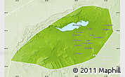 Physical Map of Al Fayyum (Fayoum), lighten