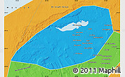 Political Map of Al Fayyum (Fayoum)