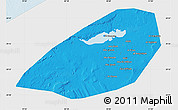 Political Map of Al Fayyum (Fayoum), single color outside
