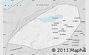Silver Style Map of Al Fayyum (Fayoum)