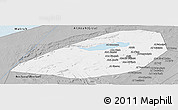 Gray Panoramic Map of Al Fayyum (Fayoum)