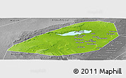 Physical Panoramic Map of Al Fayyum (Fayoum), desaturated