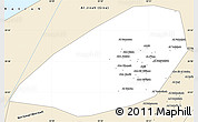 Classic Style Simple Map of Al Fayyum (Fayoum)