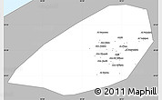 Gray Simple Map of Al Fayyum (Fayoum), single color outside