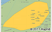 Savanna Style Simple Map of Al Fayyum (Fayoum)